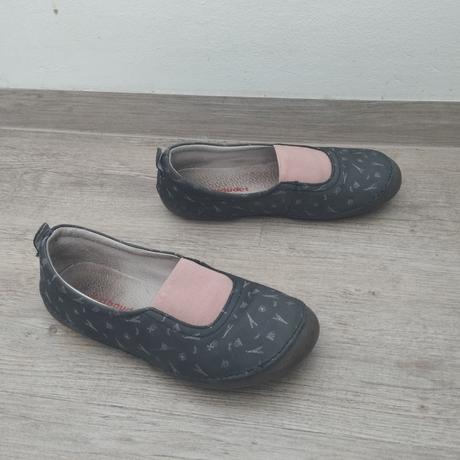 Kožené balerínky vertbaudet s eiffelovkou, vertbaudet,32