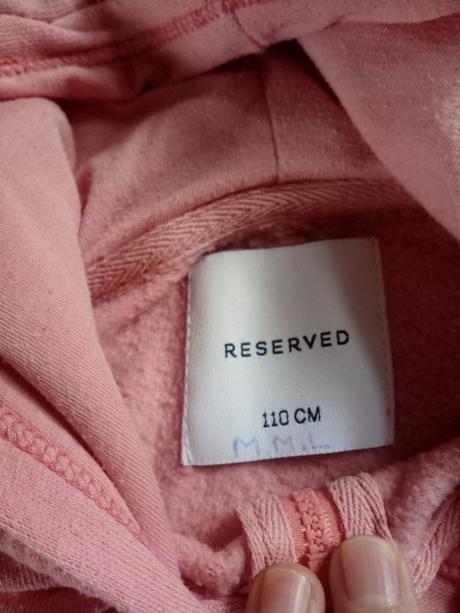 Mikinka reserved vel.110 na donosenie, reserved,110