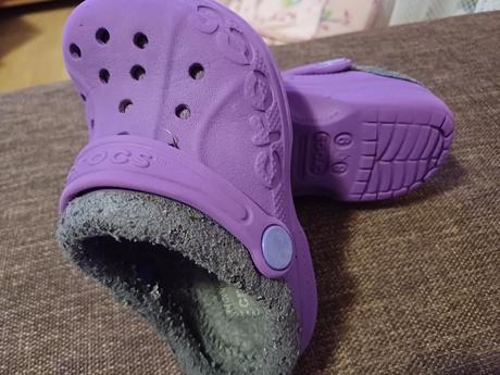 Zateplené crocsy na donosenie 8/9, crocs,25