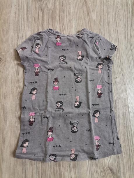 Dievčenské sivé tricko, sinsay,116