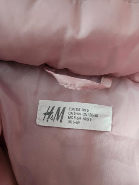 H&m bunda 116 ka dievča, h&m,116
