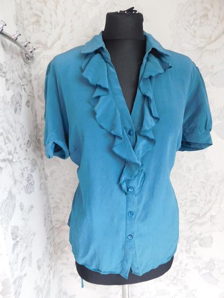 Pekna hodvabna bluzka, f&f,46