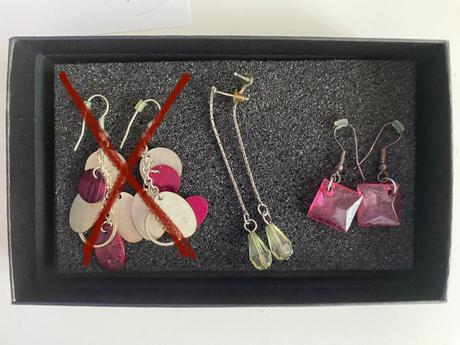 Staršie retro náušnice,