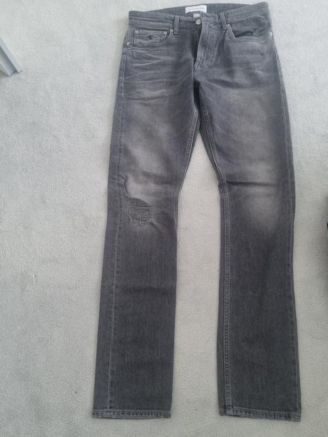 Sivé rifle, calvin klein,30