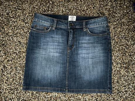 Riflová sukňa, h&m,38