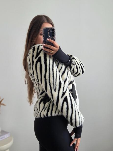 Kožúšok s, h&m,s
