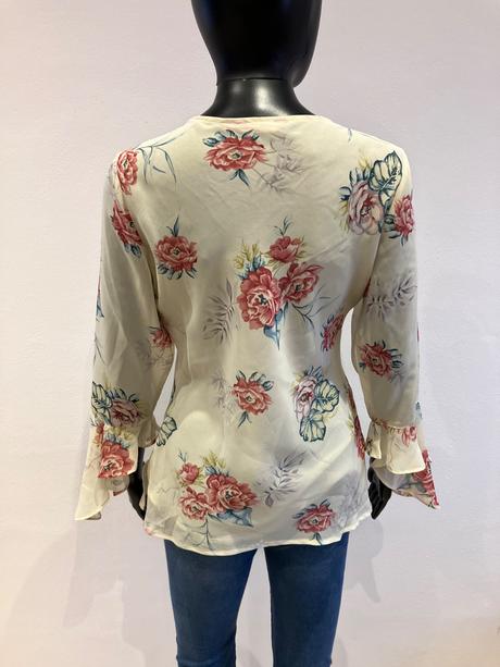 Dámska kvetovaná blúzka, s