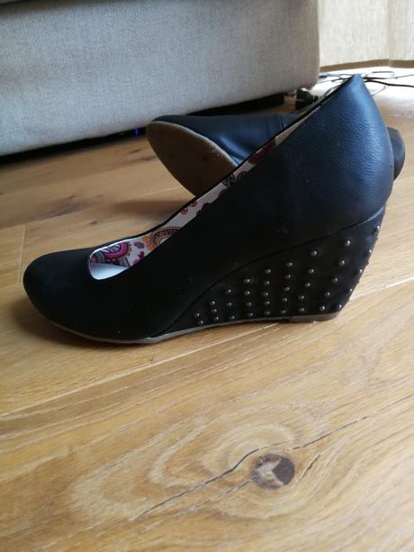 Čierne topánky s. oliver 38, s.oliver,38