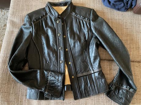 Kožená bunda, s