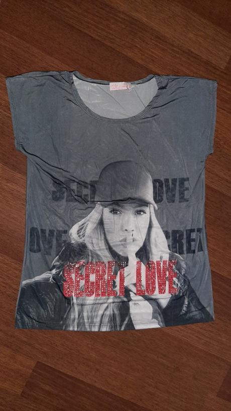 Sivé padavé tričko., 40