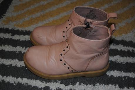 Kotníkové kožené čižmičky, h&m,29