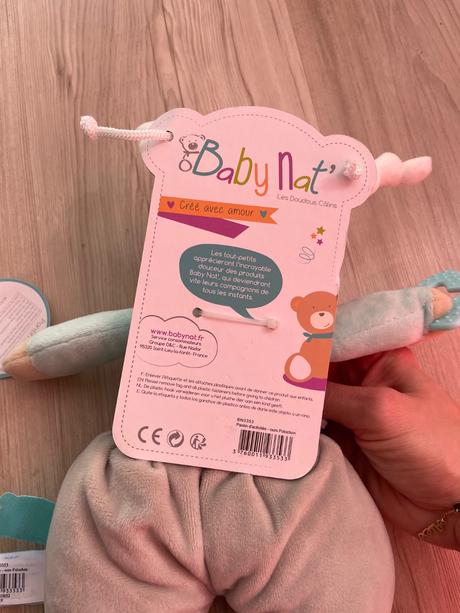 Plyšová hračka s hrýzadlom nová, 