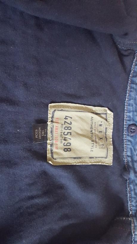 Next zateplená košieľka, next,92