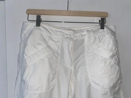 Biele nohavice h&m, h&m,40