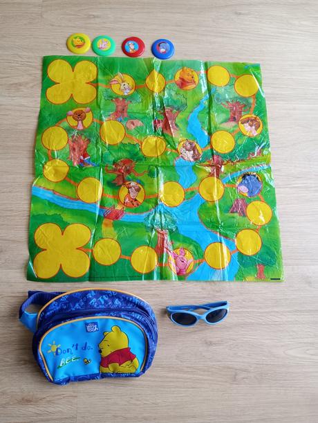 Taška+okuliare macko pu, 