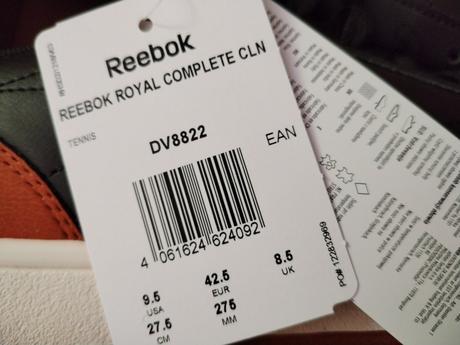 Tenisky, reebok,42