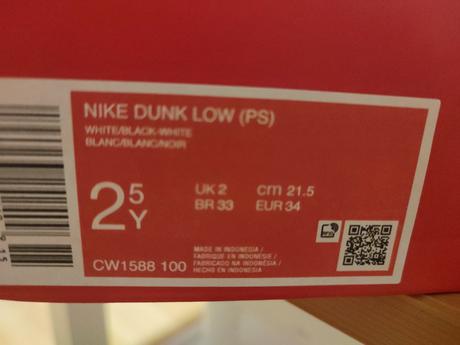 Dunk low tenisky, nike,34