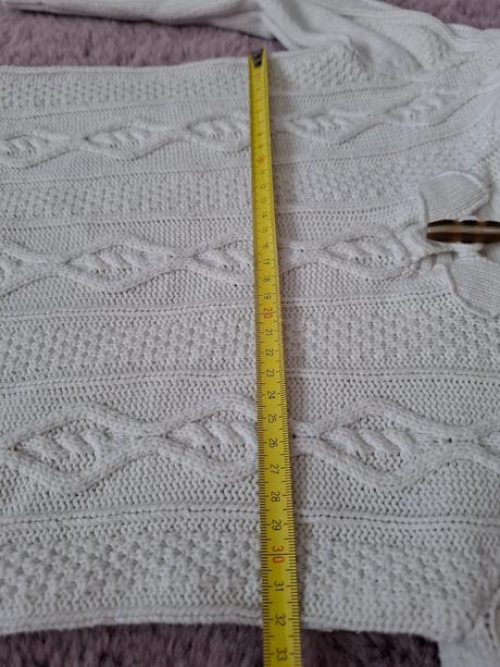 Predlzeny pletený sveter veľ.116/122, 116