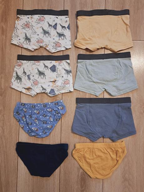 H&m boxerky safari + slipy labková patrola, h&m,104