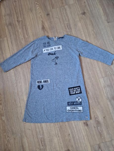 Tunika šaty s nášivkami, mohito,xs