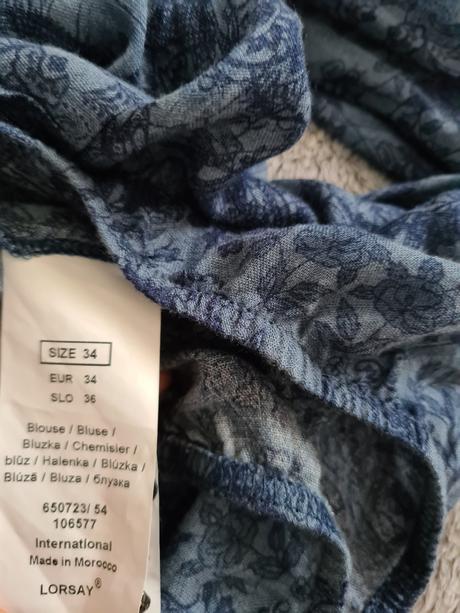 Damska vzorovana bluzka, orsay,34