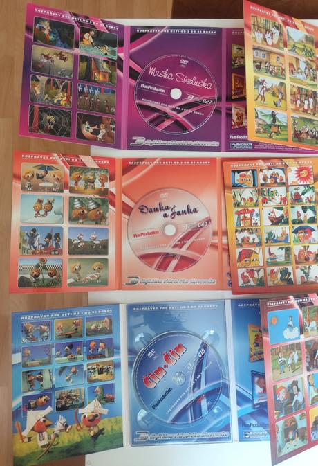 Dvd z edície rozprávky pre deti od 3 do 93 rokov,