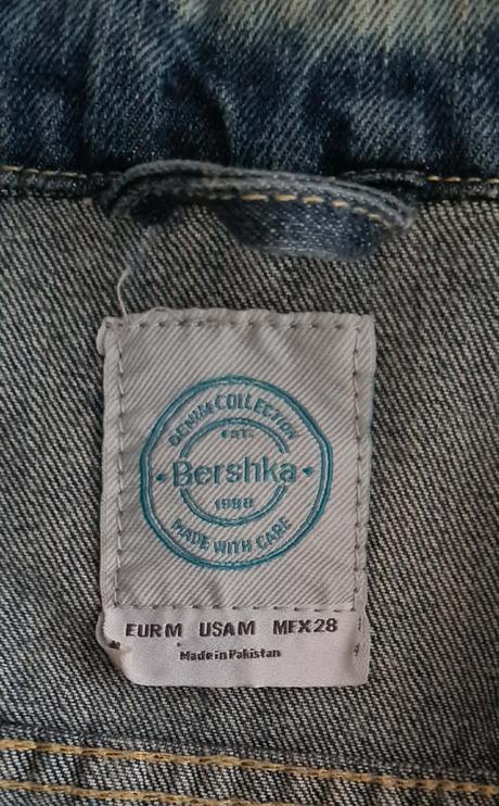 Štýlová riflovka, bershka,m