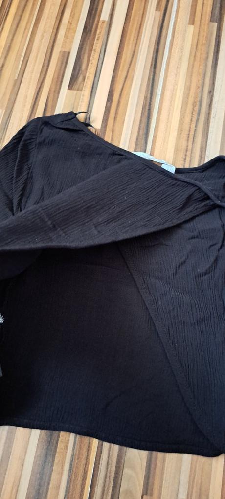Čierna blúzka, h&m,134