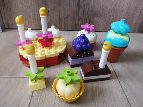 Lego duplo 10862 10850 moja prvá oslava a torta,