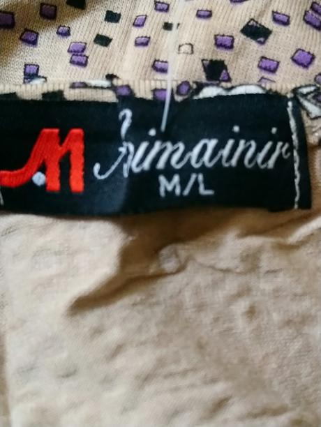 Dámsky elastický sv. hnedý top so vzorom, aimainir, l