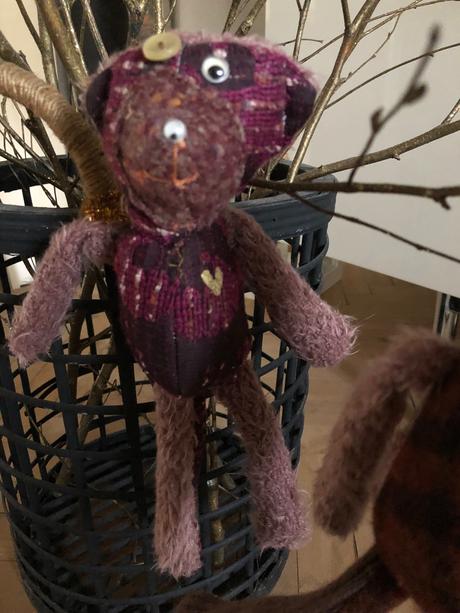 Macko 2x dekoracia-brož, 