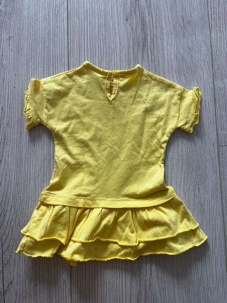 Žlté letné šaty s volanmi, primigi,62