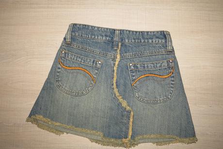 Riflová suknička s kamienkami, kappa,146