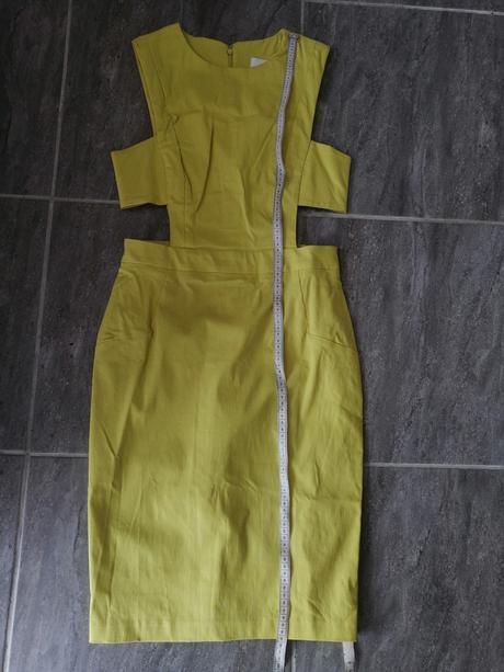 Žlté šaty asos, v40, 40