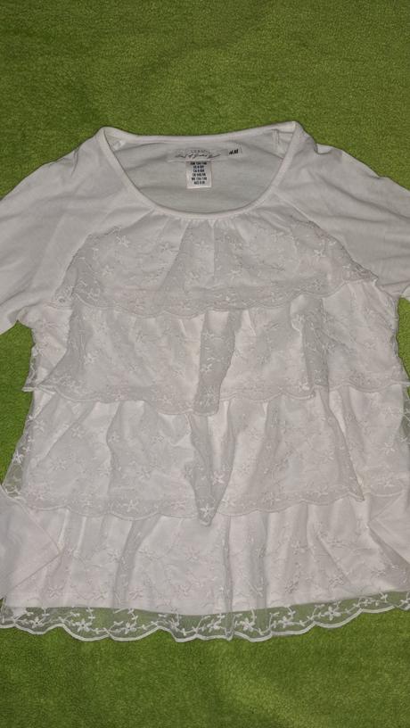 Nádherne tričko 134/140, h&m,134