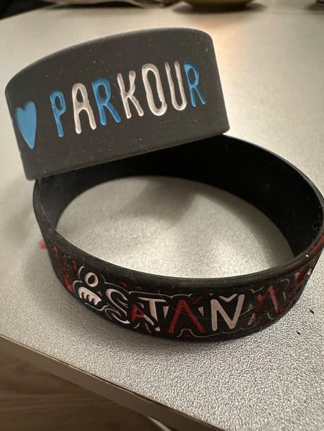 Parkour, parkur náramky, 