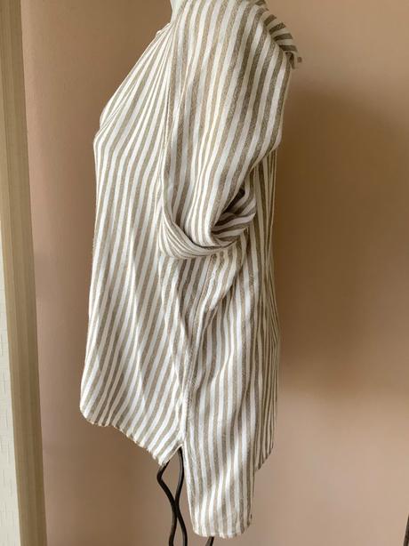 Pekná bluza lanovo bavlnena, 42