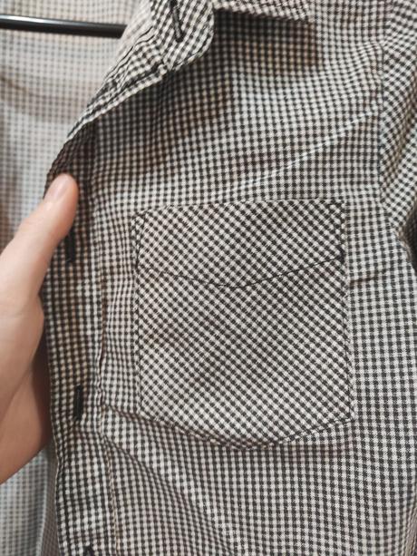 Kockovana košeľa, h&m,134