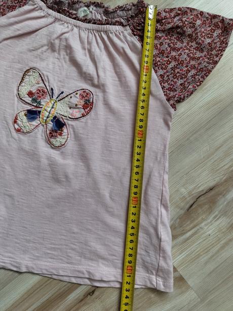 Tričko s vyšívaným motýľom, zn. next, next,116