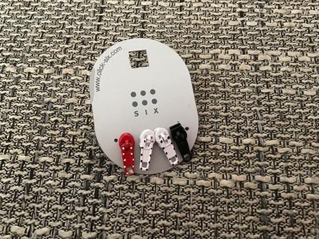 Zips - náušnice 4 ks,