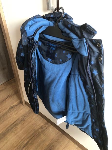 Zimná bunda modrá, tchibo,110