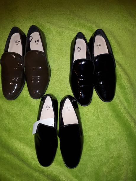 Nadherne mokasiny lakovky h&m, h&m,36