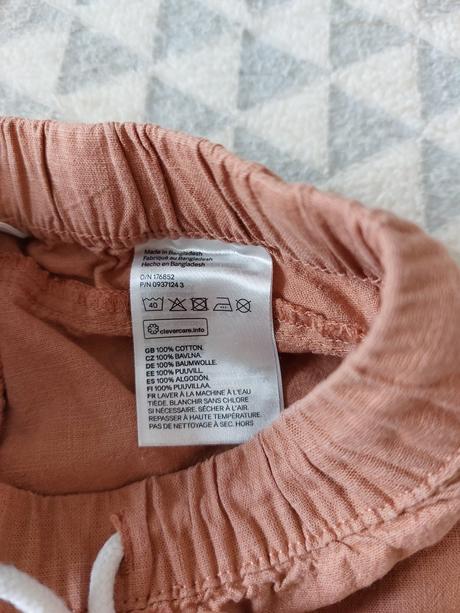 Letné nohavice, h&m,86