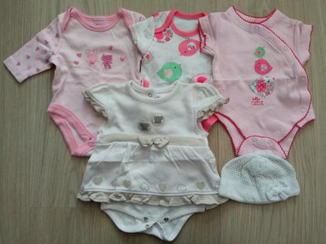 Balík oblečenia v. 50 newborn a v. 56, 50–62