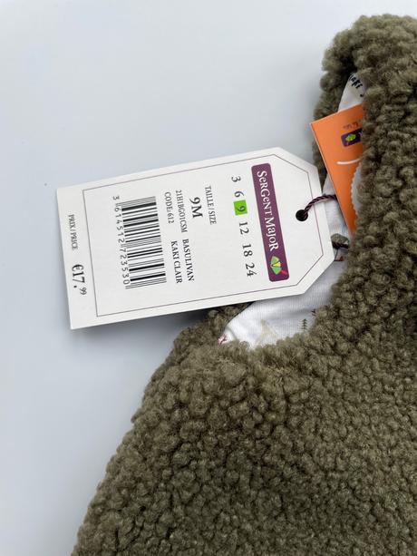 Huňatá vestička so zajkom, sergent major,80