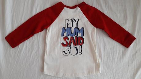 Vianočné tričko , h&m,80