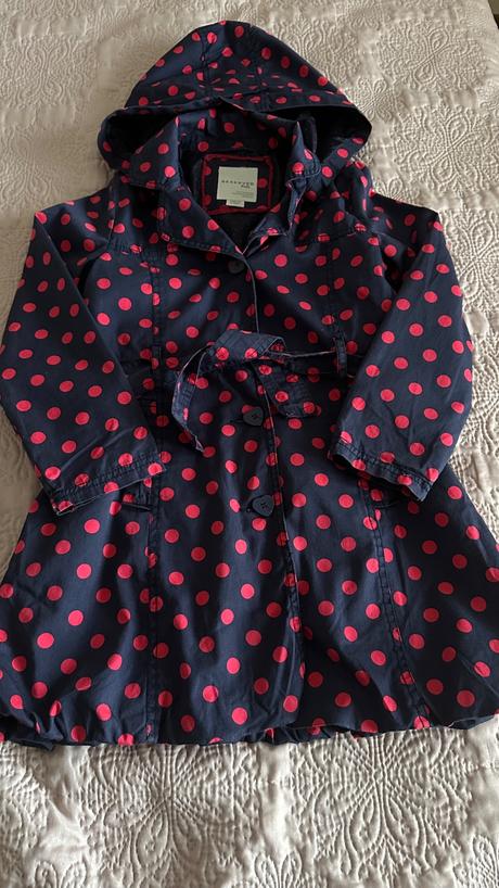 Bodkovaný trenčkot, reserved,140