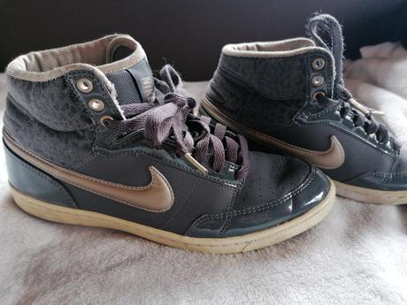 Kožené vysoké tenisky, nike,39