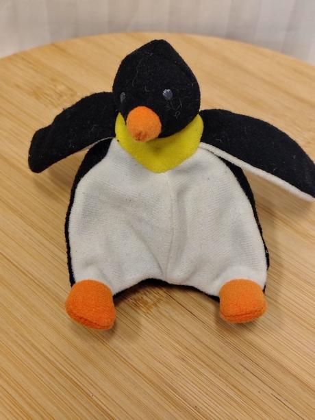 Retro plyšový tučniak waddle, mcdonald's, 10 cm, 