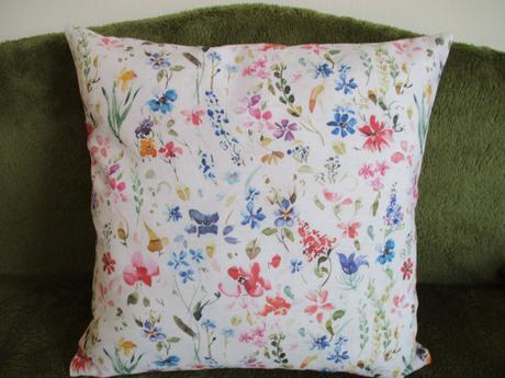 Obliečka lúčne kvety, 40x40cm,